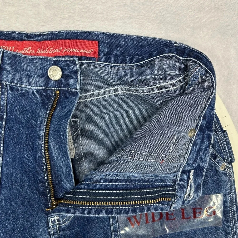 Vintage Revolt Clothing Co. Wide Leg Carpenter Jeans Women's 5/6 -‎ 27X32 NWT